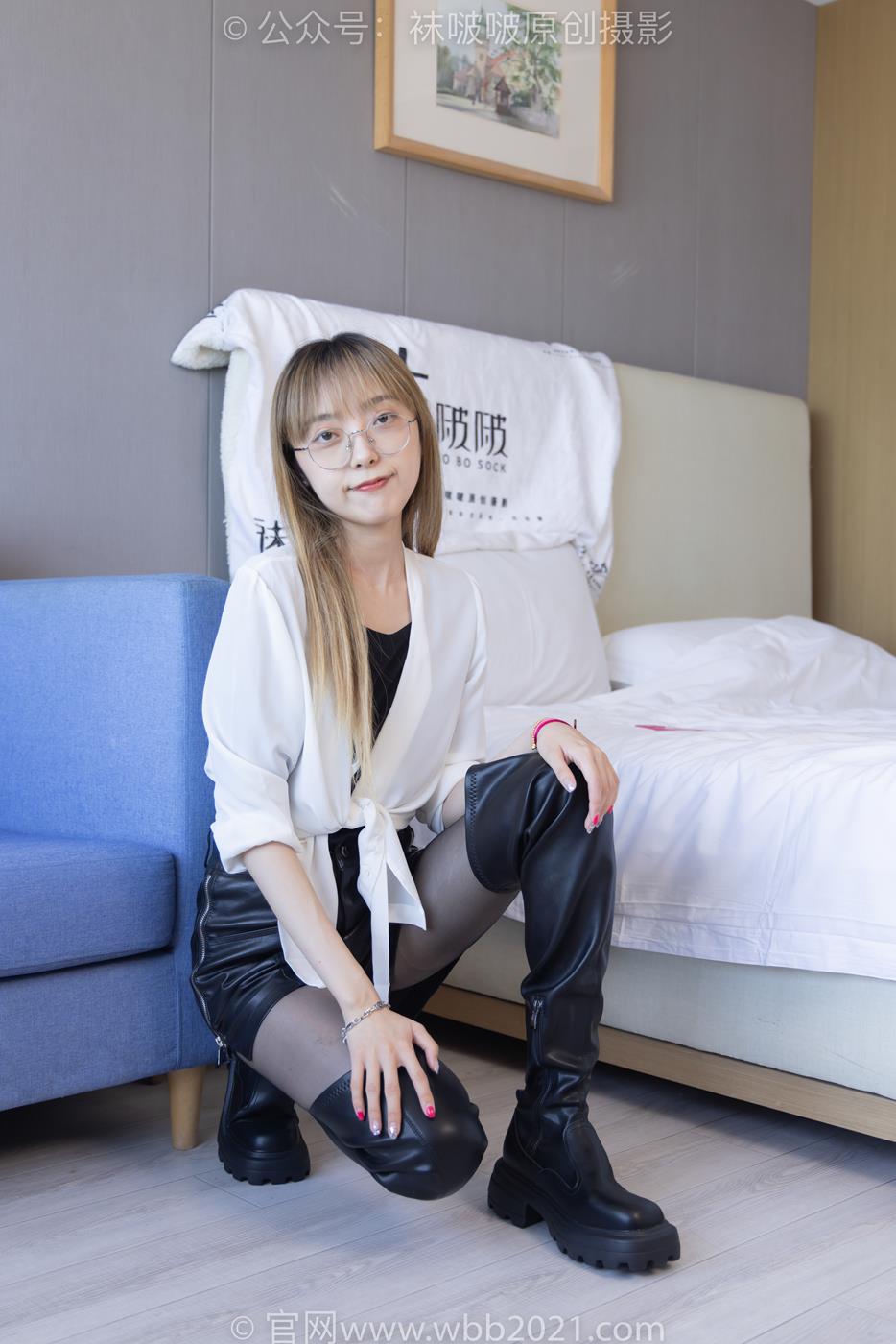 图片[11]-[BoBoSocks袜啵啵]NO.259 稚予-两双长靴、油亮黑丝[150P] – 速更版-美库