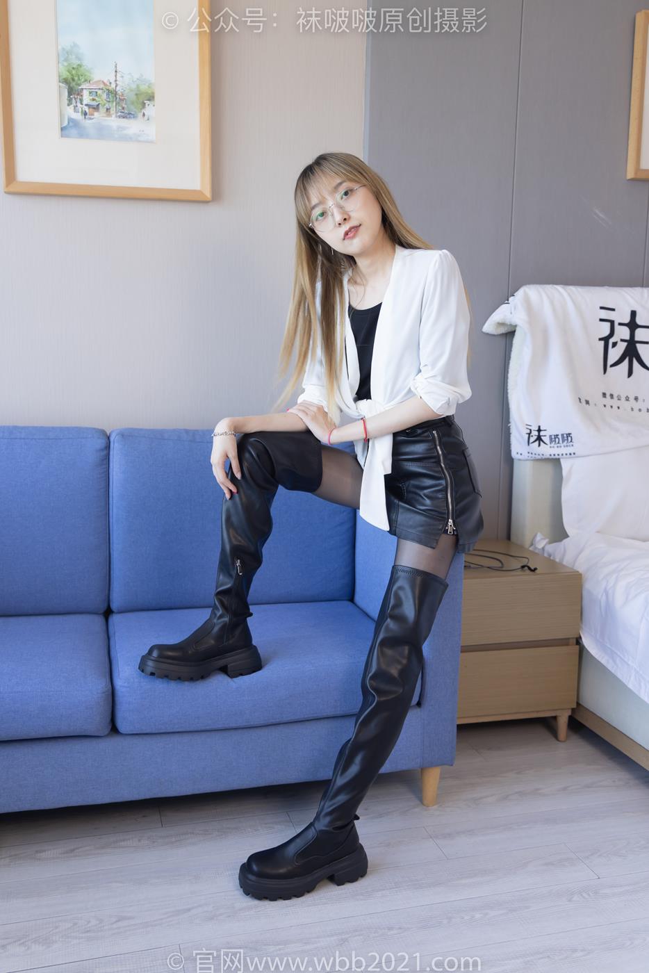 图片[20]-[BoBoSocks袜啵啵]NO.259 稚予-两双长靴、油亮黑丝[150P] – 速更版-美库