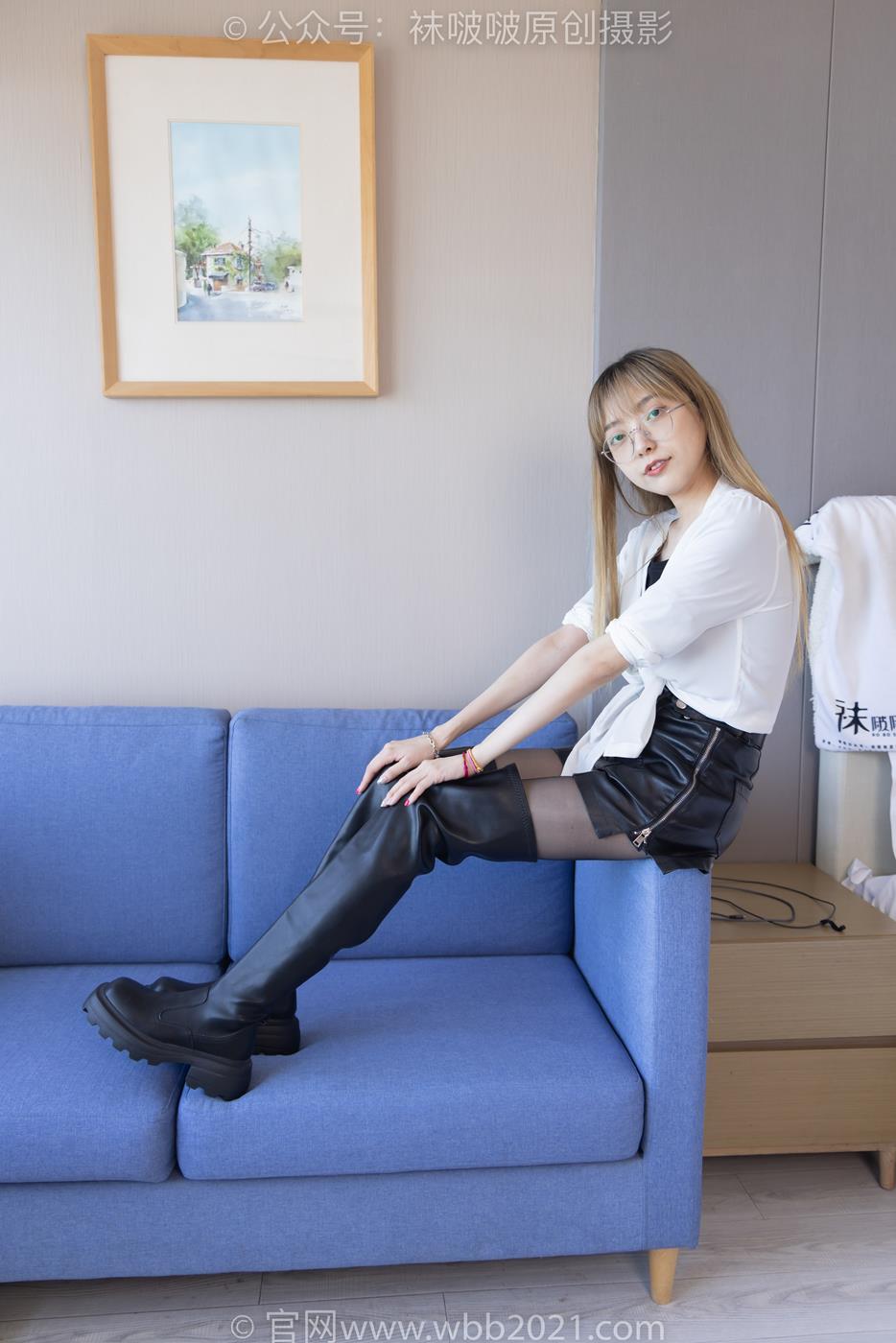 图片[28]-[BoBoSocks袜啵啵]NO.259 稚予-两双长靴、油亮黑丝[150P] – 速更版-美库