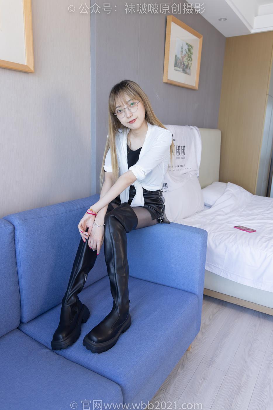 图片[39]-[BoBoSocks袜啵啵]NO.259 稚予-两双长靴、油亮黑丝[150P] – 速更版-美库
