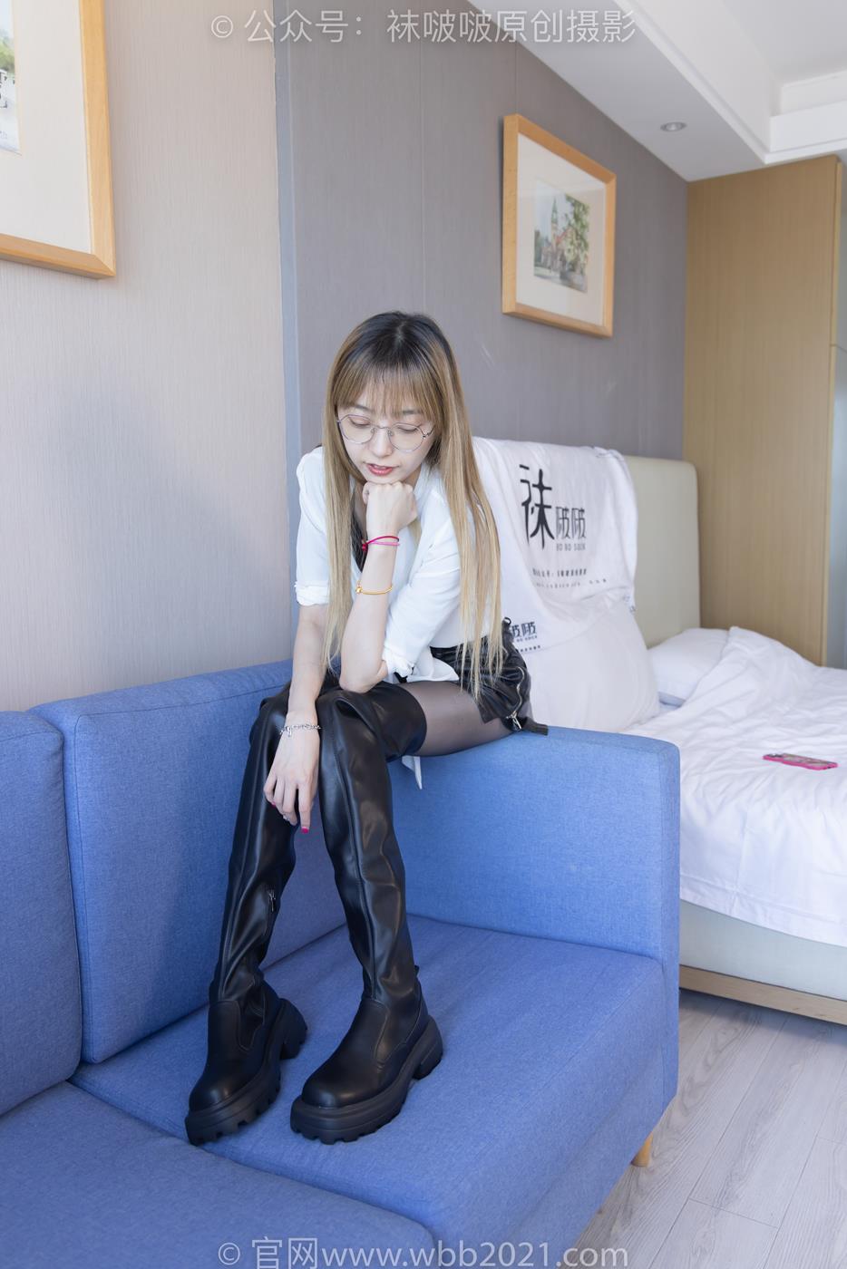 图片[40]-[BoBoSocks袜啵啵]NO.259 稚予-两双长靴、油亮黑丝[150P] – 速更版-美库