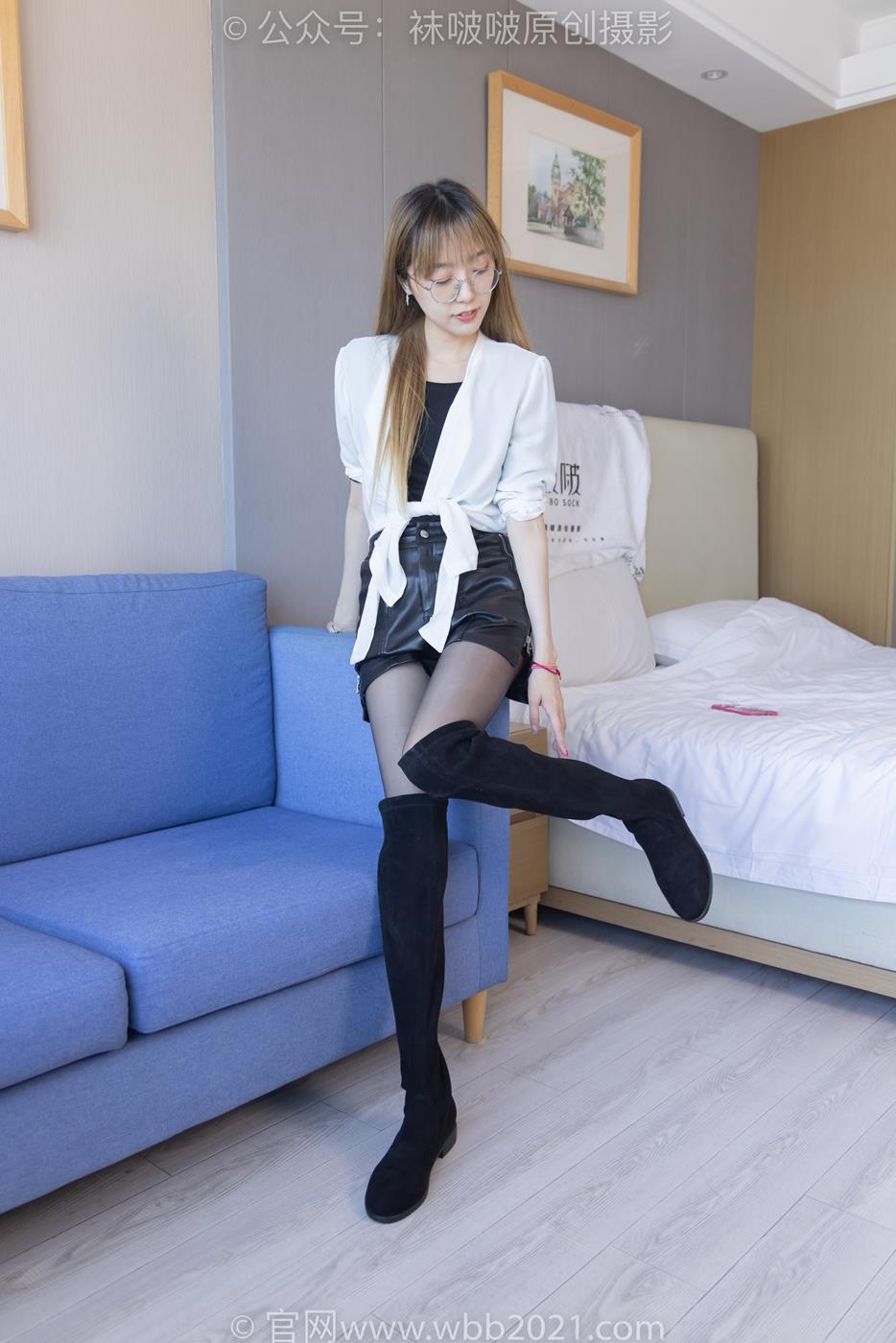 图片[63]-[BoBoSocks袜啵啵]NO.259 稚予-两双长靴、油亮黑丝[150P] – 速更版-美库