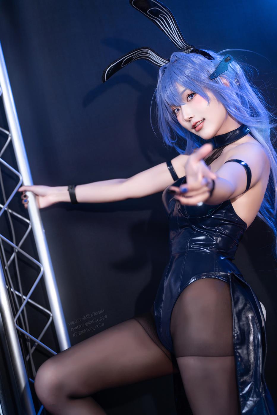 图片[40]-切切celia  – 花园兔女郎[41P] – 速更版-美库