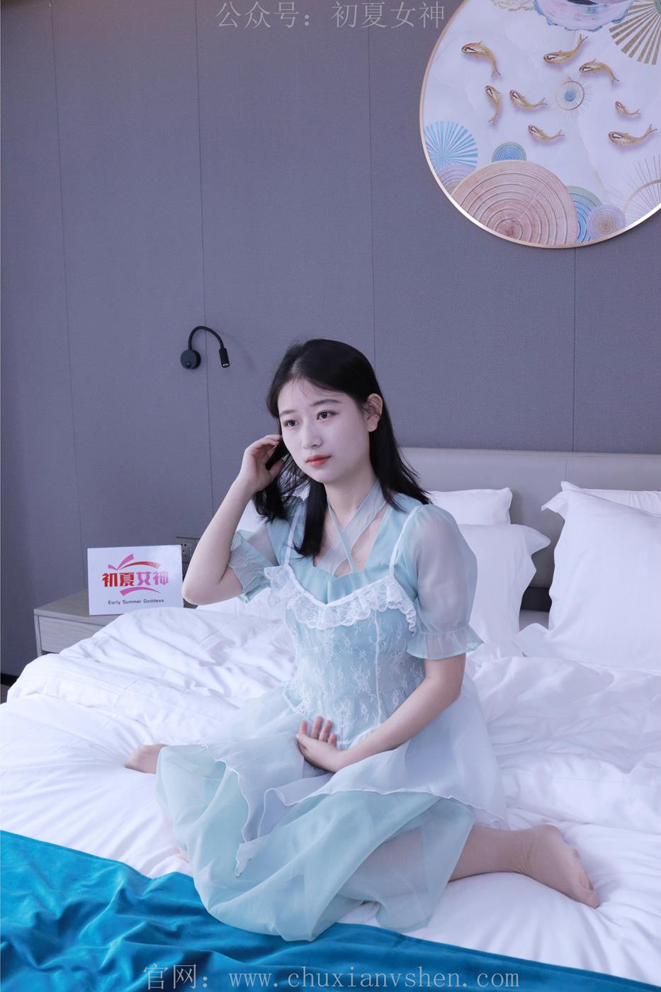 图片[39]-初夏女神 念念 绿野仙踪M码连衣裙搭回力球鞋[120P] – 速更版-美库