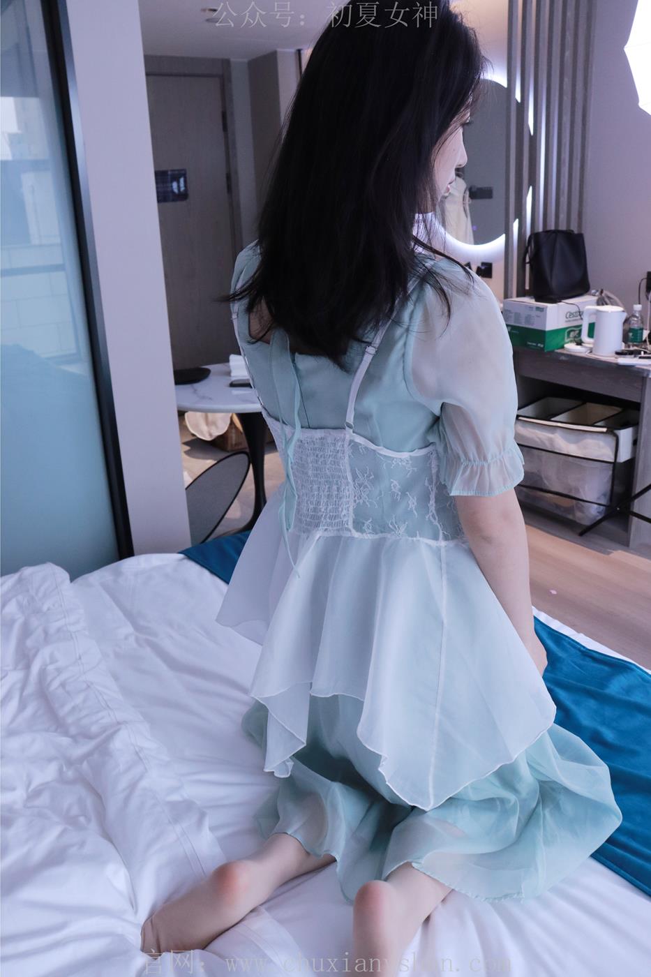 图片[64]-初夏女神 念念 绿野仙踪M码连衣裙搭回力球鞋[120P] – 速更版-美库