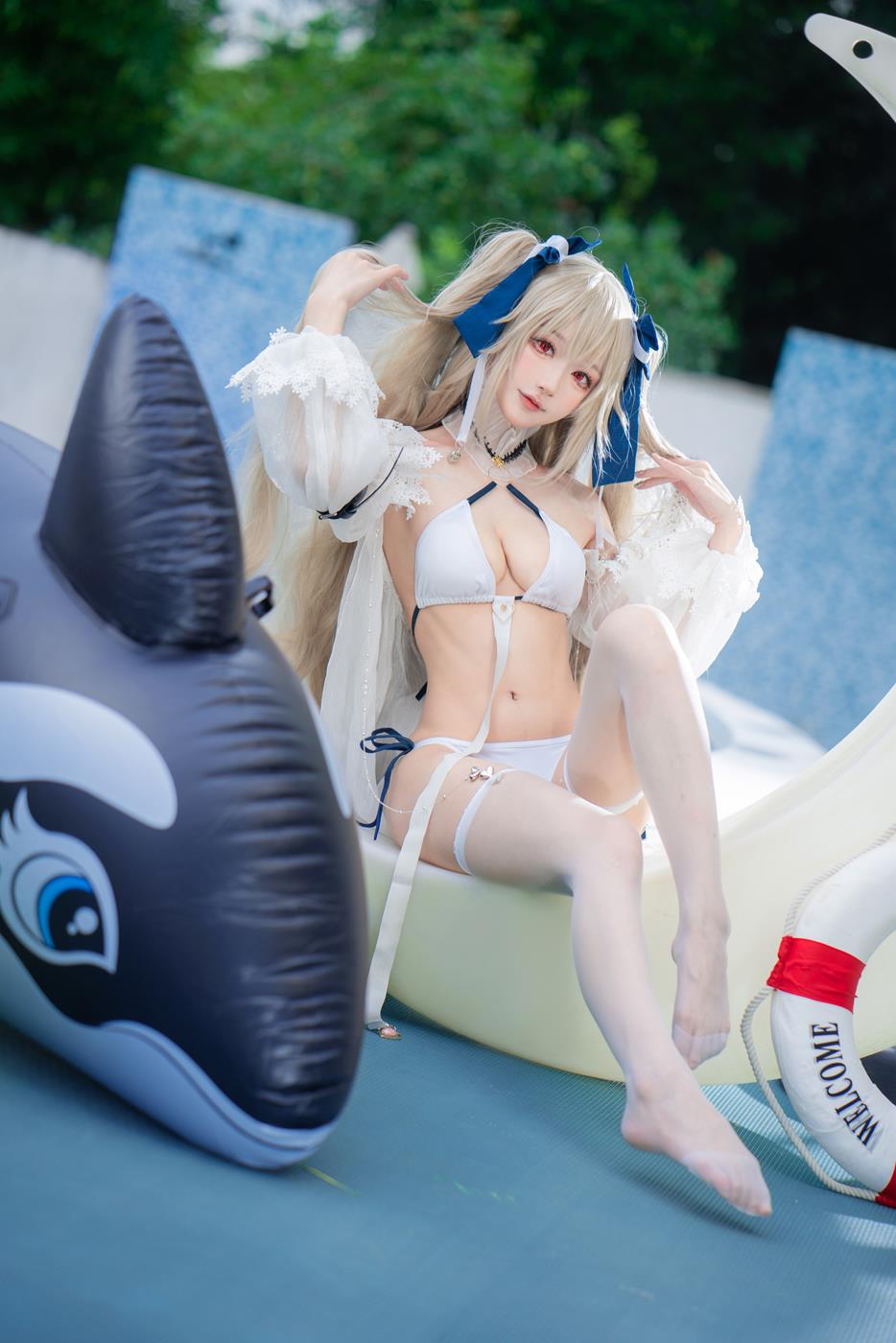 图片[23]-阿包也是兔娘  – 安克雷奇泳装[28P] – 速更版-美库