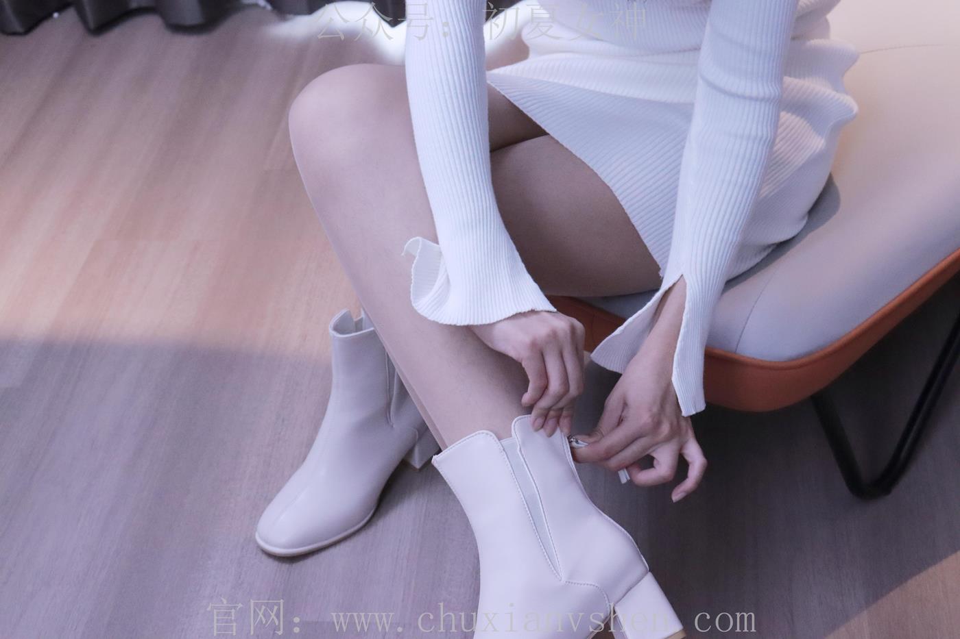 图片[60]-初夏女神 依依 2022款白色毛领连衣裙搭白色短靴[147P] – 速更版-美库