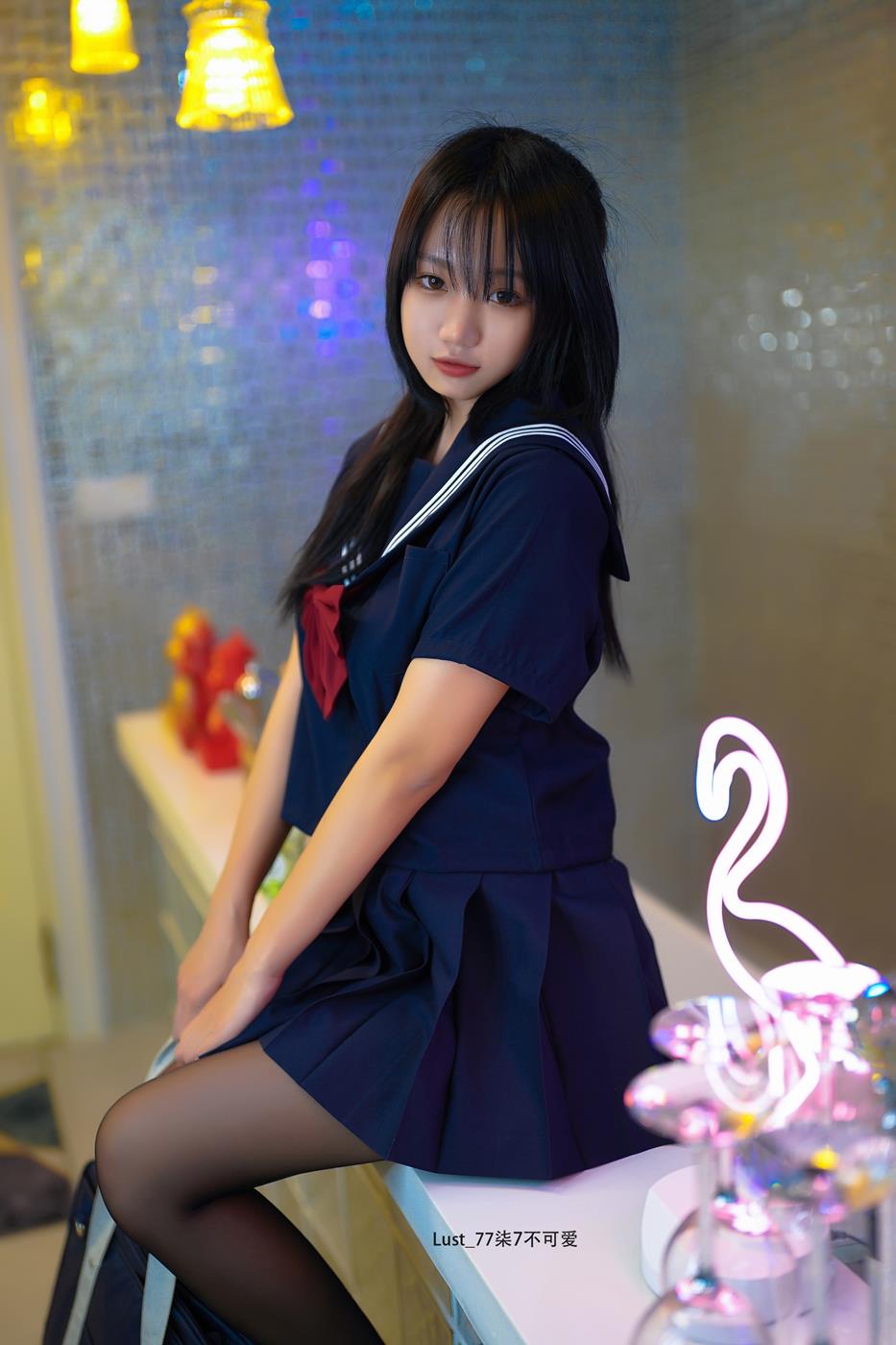 图片[23]-人气Coser@柒柒要乖哦 反差JK少女 [86P] – 速更版-美库