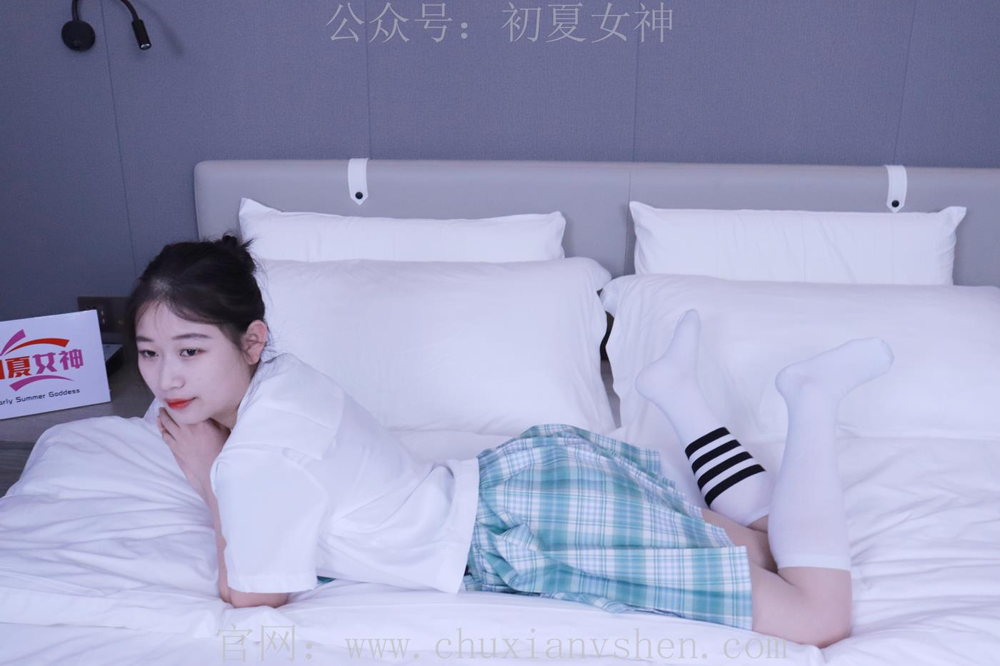 图片[47]-初夏女神 NO.013 念念 常规S码绿色JK套搭配小白鞋[126P] – 速更版-美库