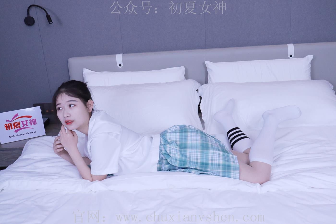 图片[48]-初夏女神 NO.013 念念 常规S码绿色JK套搭配小白鞋[126P] – 速更版-美库
