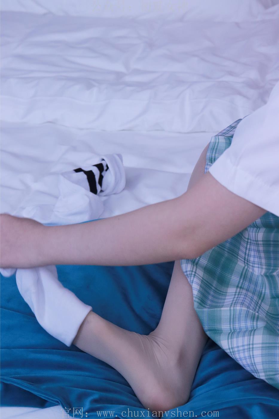 图片[68]-初夏女神 NO.013 念念 常规S码绿色JK套搭配小白鞋[126P] – 速更版-美库