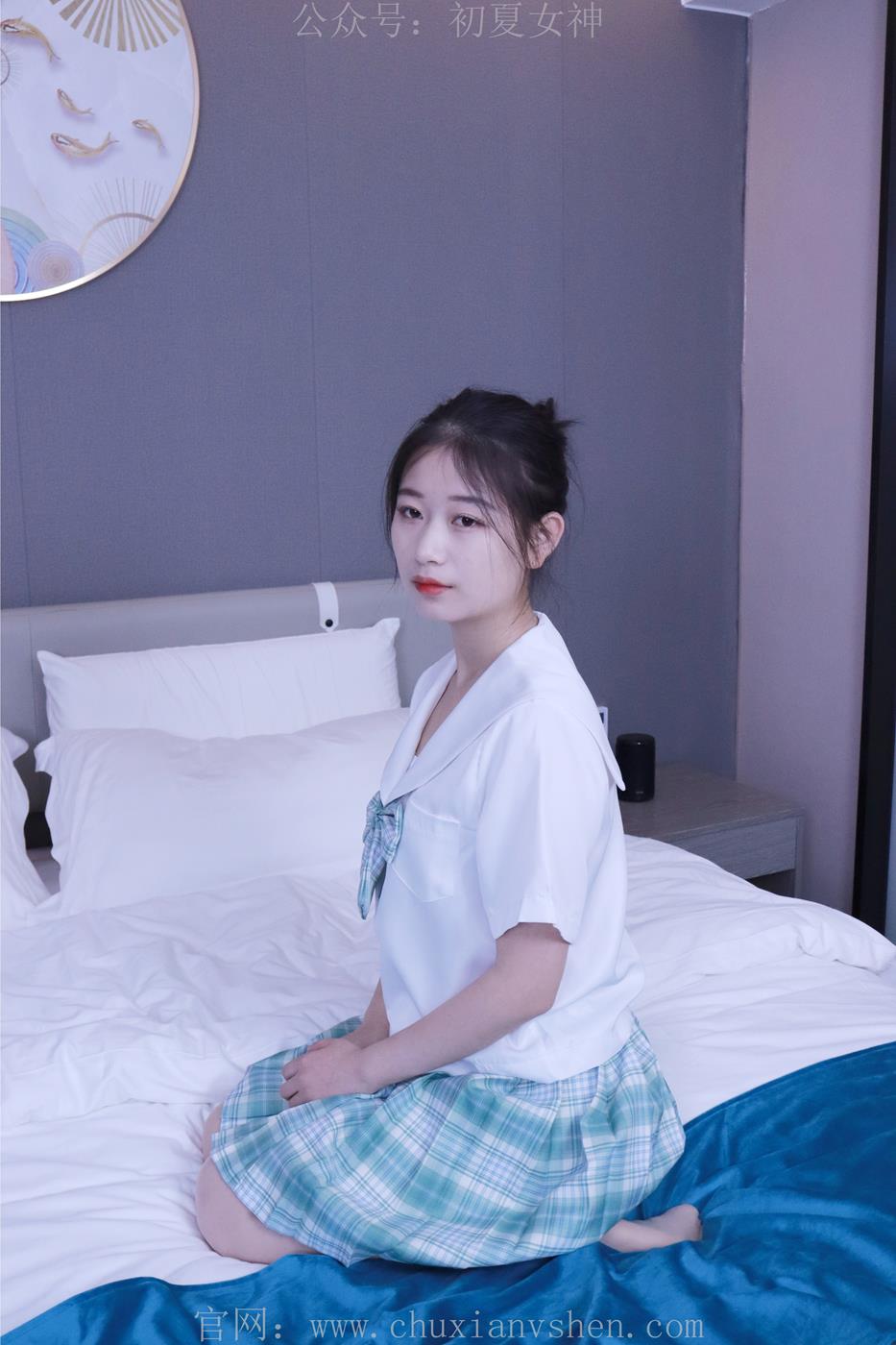 图片[74]-初夏女神 NO.013 念念 常规S码绿色JK套搭配小白鞋[126P] – 速更版-美库