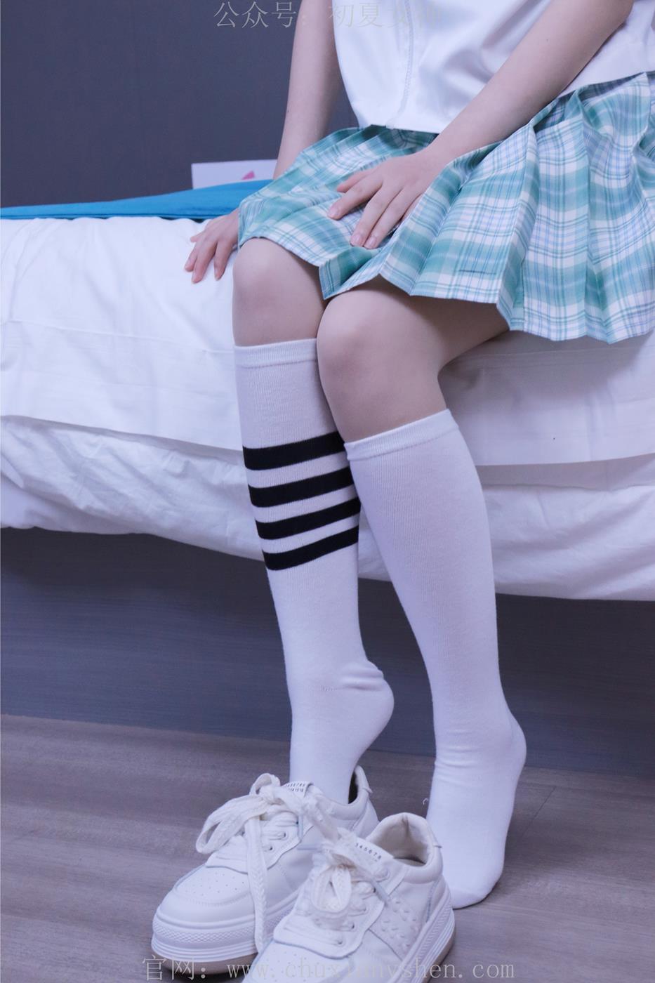 图片[98]-初夏女神 NO.013 念念 常规S码绿色JK套搭配小白鞋[126P] – 速更版-美库