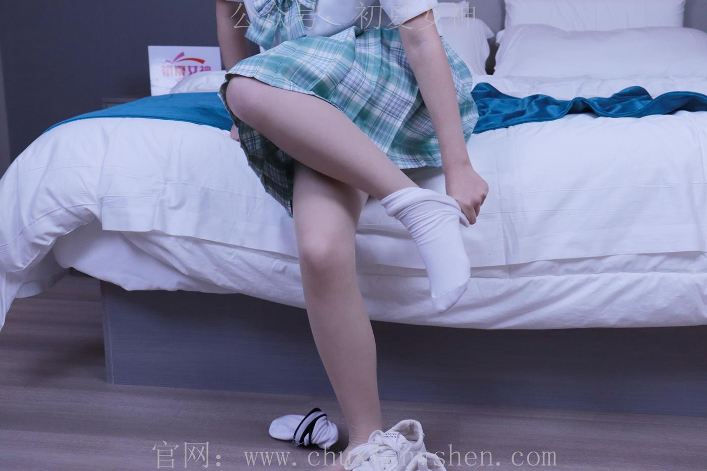 图片[109]-初夏女神 NO.013 念念 常规S码绿色JK套搭配小白鞋[126P] – 速更版-美库