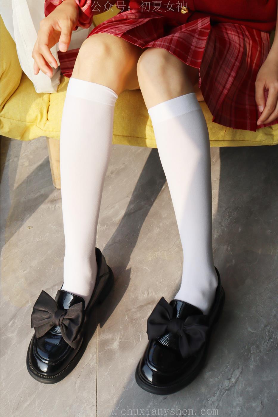 图片[18]-初夏女神  蓝莓 S码大红色JK套搭小黑皮鞋[100P] – 速更版-美库
