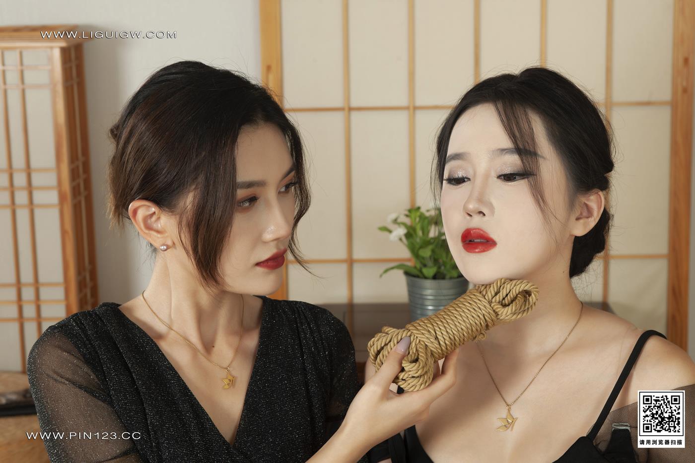 图片[15]-[Ligui丽柜]2023.08.21 七夕情结 甜甜&柒柒[20+1P] – 速更版-美库