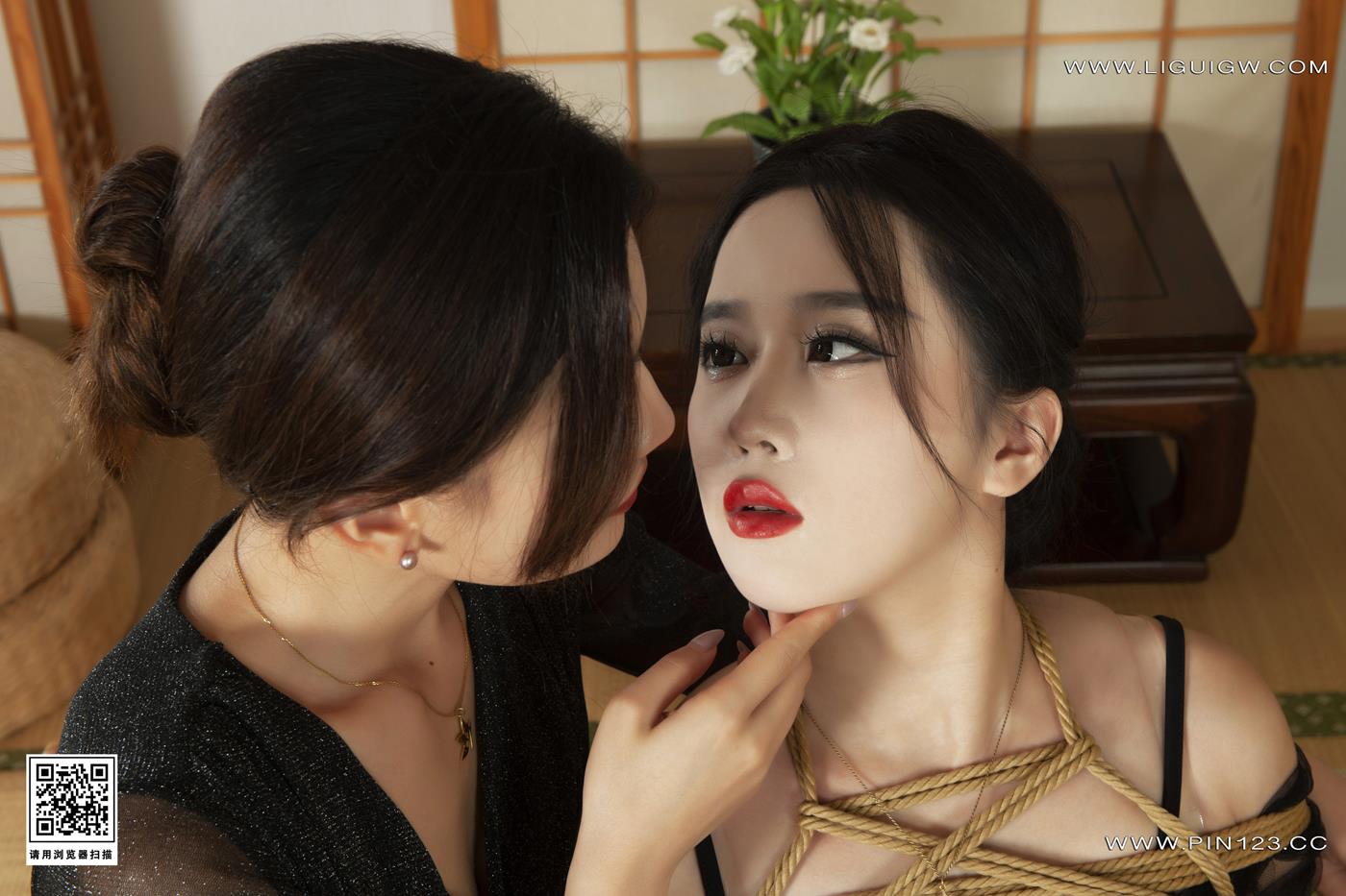 图片[16]-[Ligui丽柜]2023.08.21 七夕情结 甜甜&柒柒[20+1P] – 速更版-美库