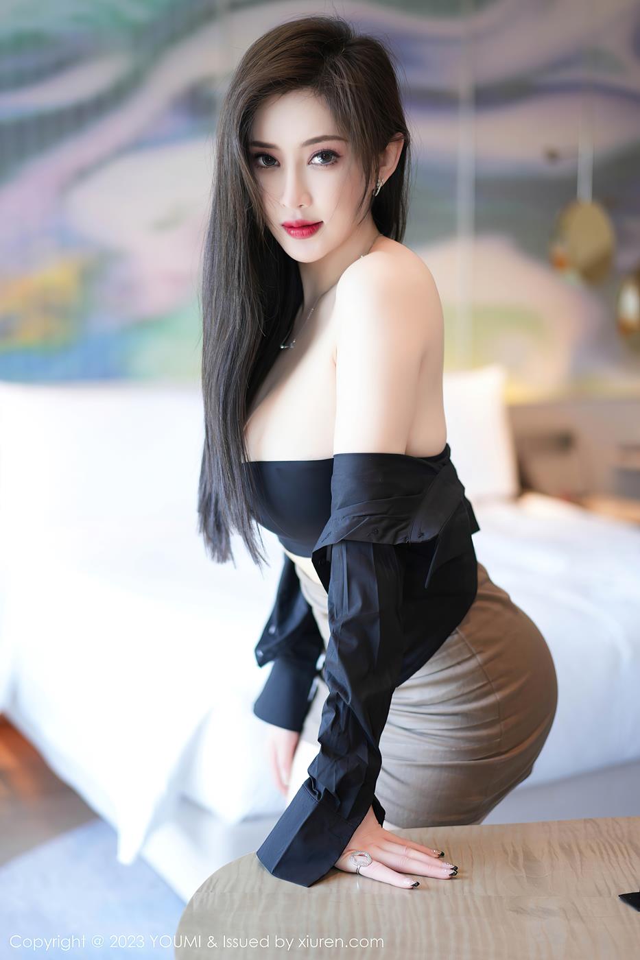 图片[38]-[YOUMI尤蜜荟] 2023.07.24 VOL.968 Carol周妍希 短裙黑丝[42P] – 速更版-美库