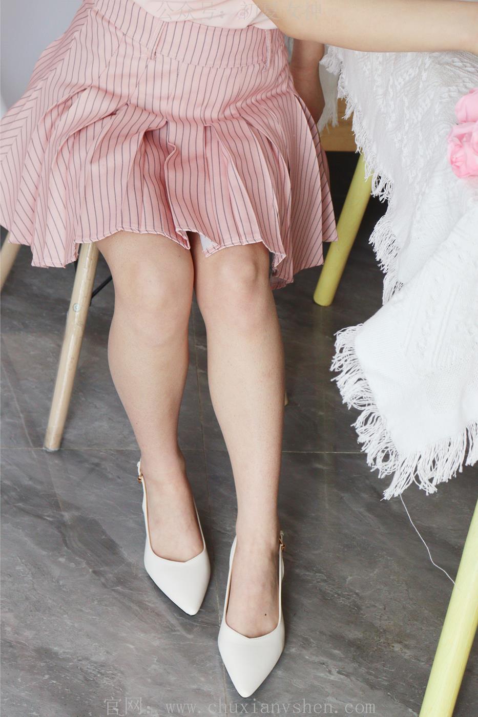 图片[60]-初夏女神 十一 粉色S码休闲JK搭白色高跟鞋[97P] – 速更版-美库