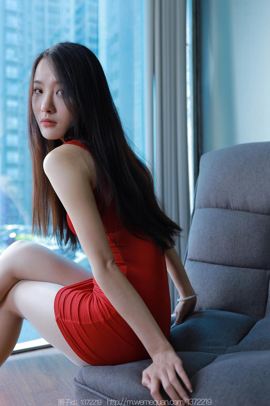 图片[10]-[IESS异思趣向] 2023.02.25 丝享家1372：婉萍《红色包臀裙》[88P] – 速更版-美库