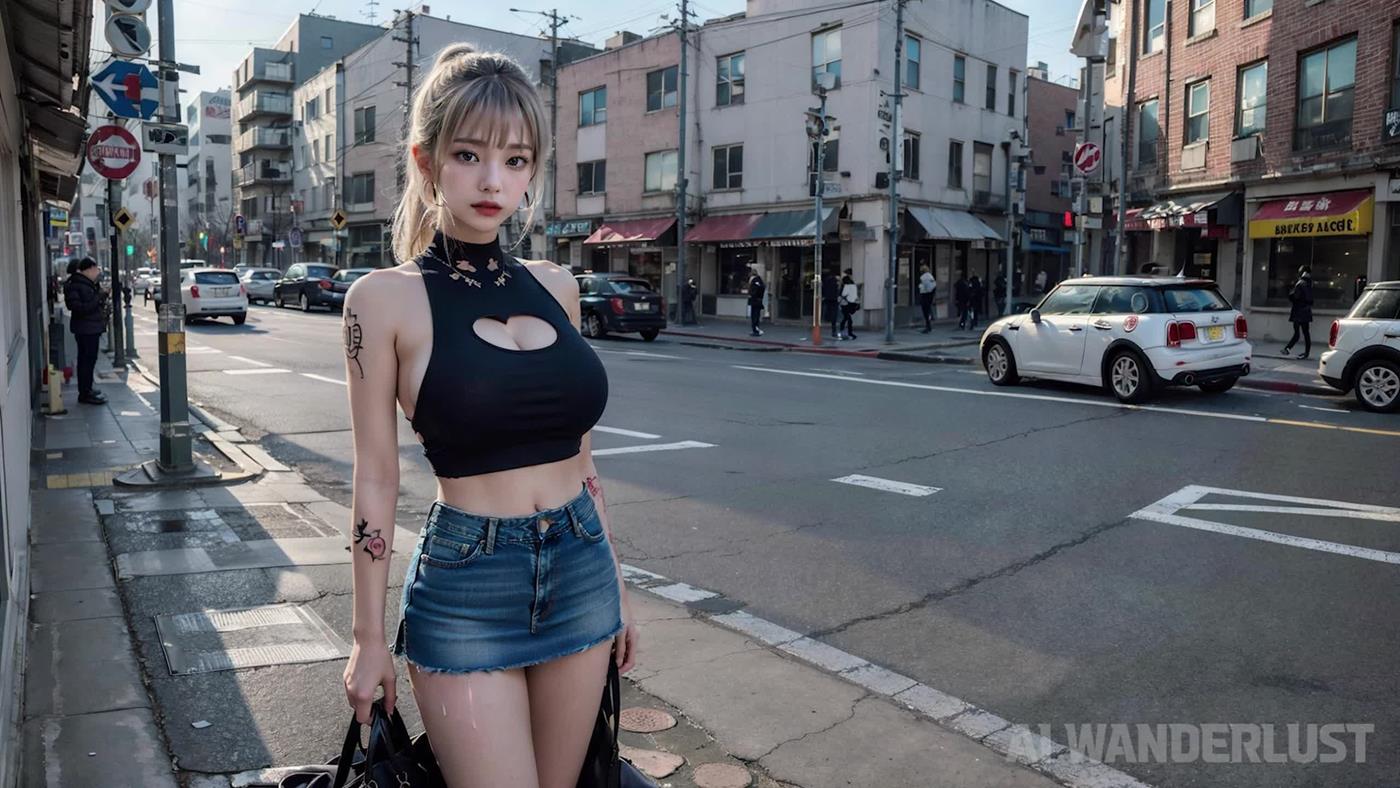 图片[21]-[AI绘画] 047 party girl’s fashion in the city2 [37] – 速更版-美库