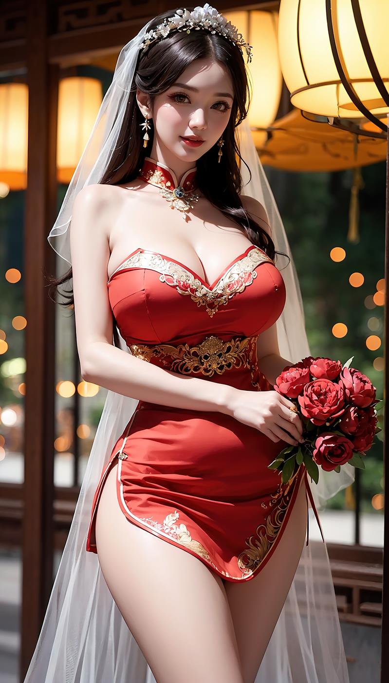 图片[17]-[[AI绘画] 050 国风 旗袍[36P] – 速更版-美库