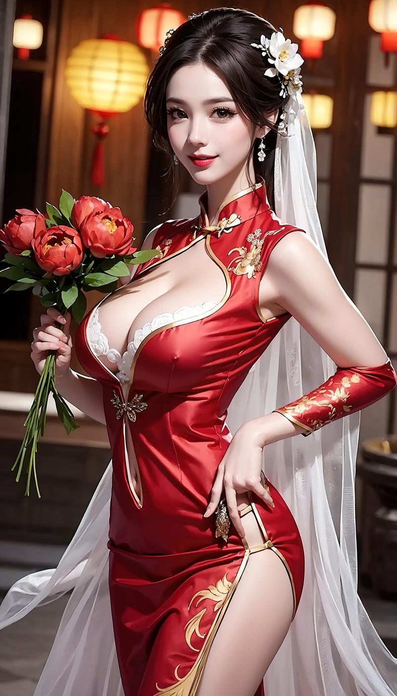 图片[36]-[[AI绘画] 050 国风 旗袍[36P] – 速更版-美库