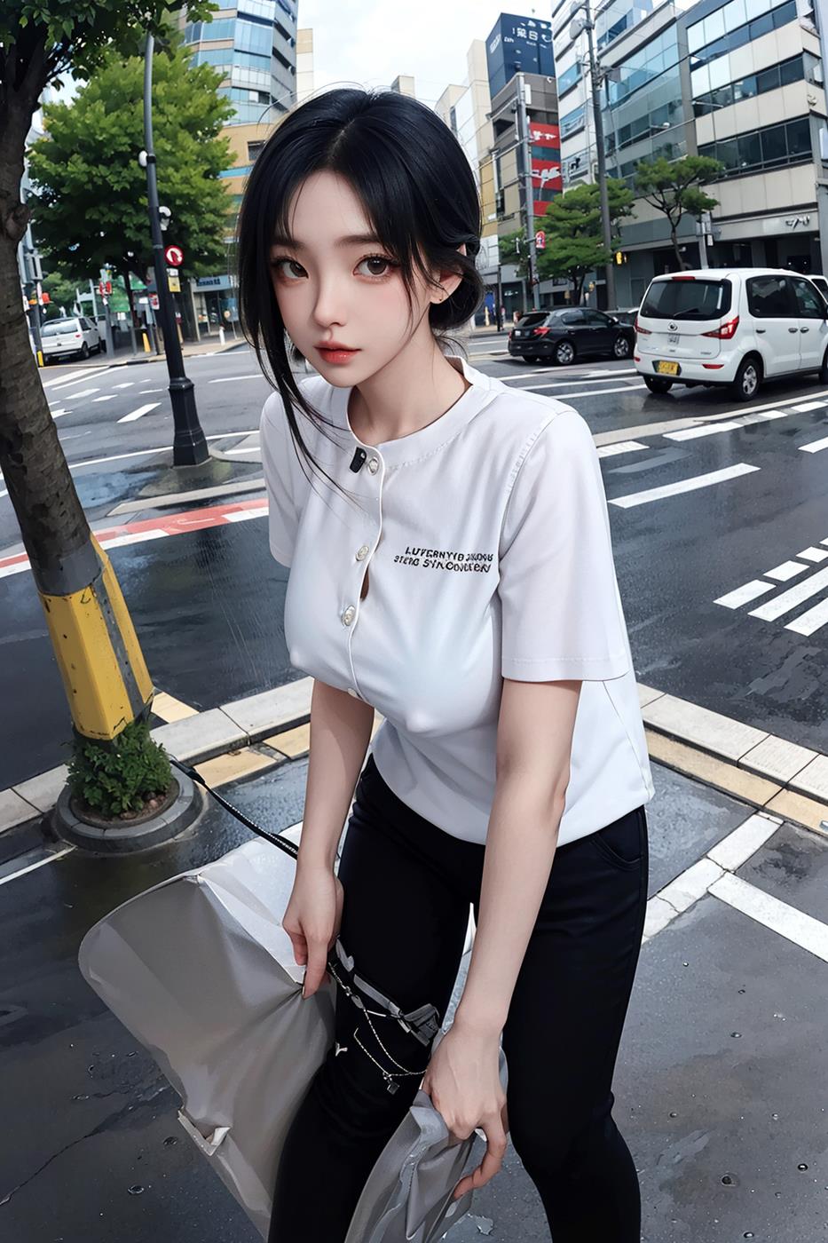 图片[10]-[[AI绘画] 051 黑白丝 电车 M腿 大摆诱姿[41P] – 速更版-美库