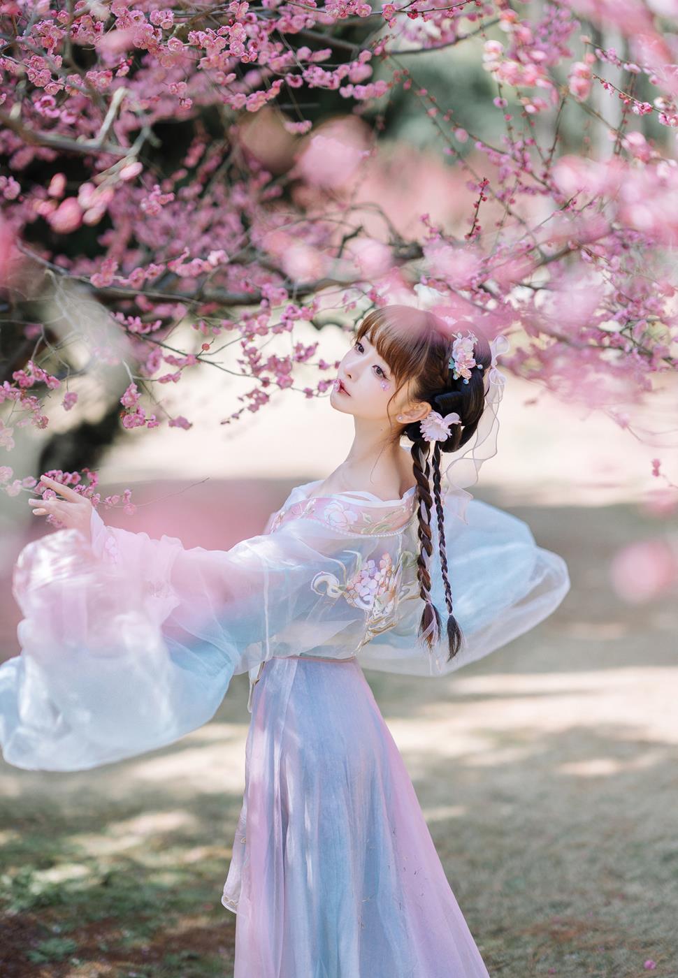 图片[10]-紫氯氯  – 二月梅花[18P] – 速更版-美库