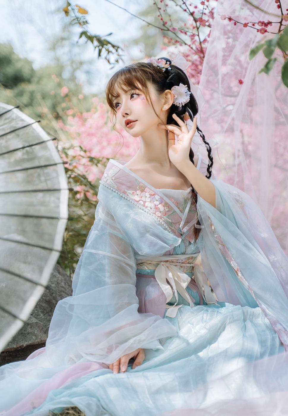 图片[15]-紫氯氯  – 二月梅花[18P] – 速更版-美库