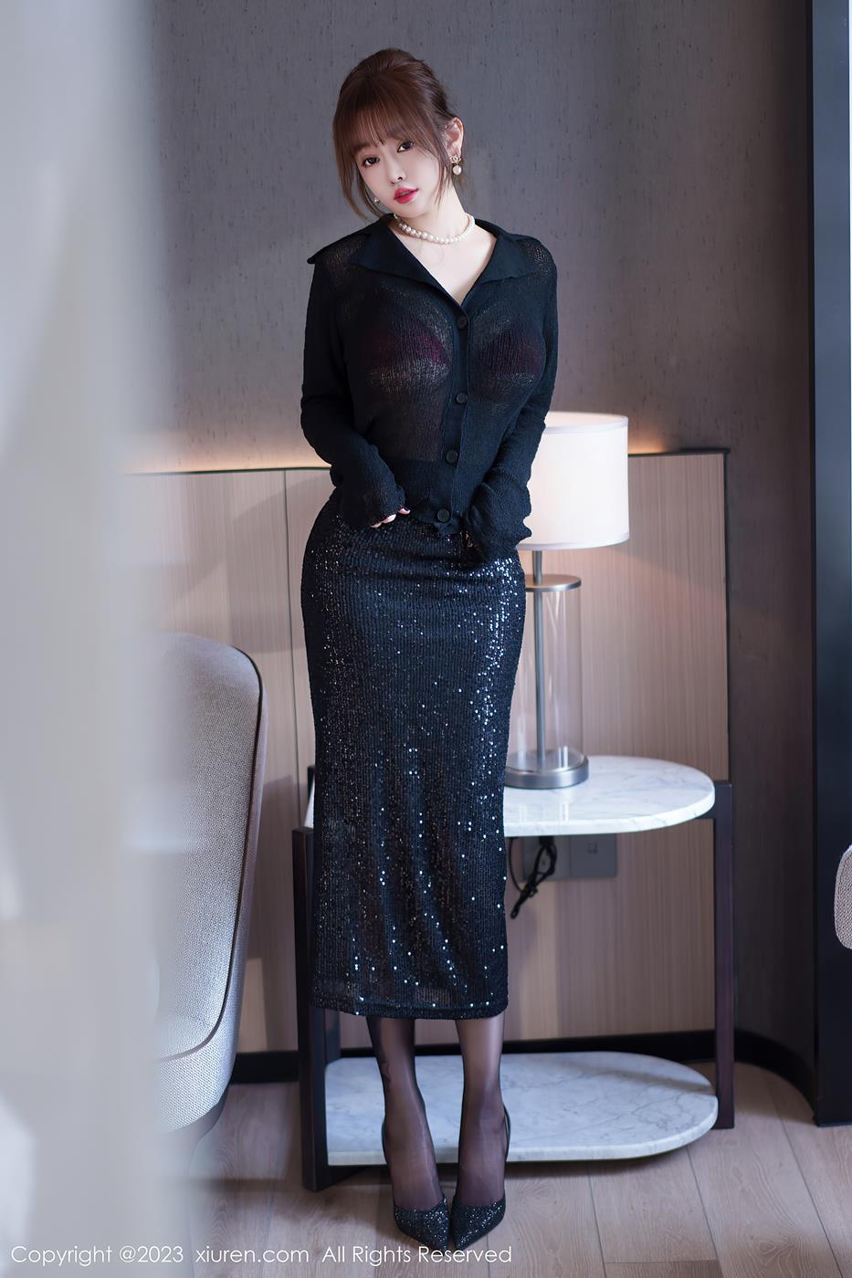 图片[15]-[Xiuren秀人网]2023.07.28 NO.7156 王雨纯 若影若线白纱[14+1P] – 速更版-美库