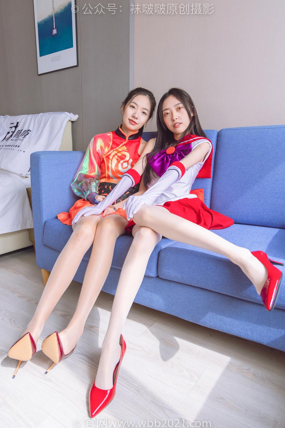 图片[22]-[BoBoSocks袜啵啵]NO.263 小甜豆稚予-两双高跟鞋、油亮肉丝、油亮白丝[140P] – 速更版-美库