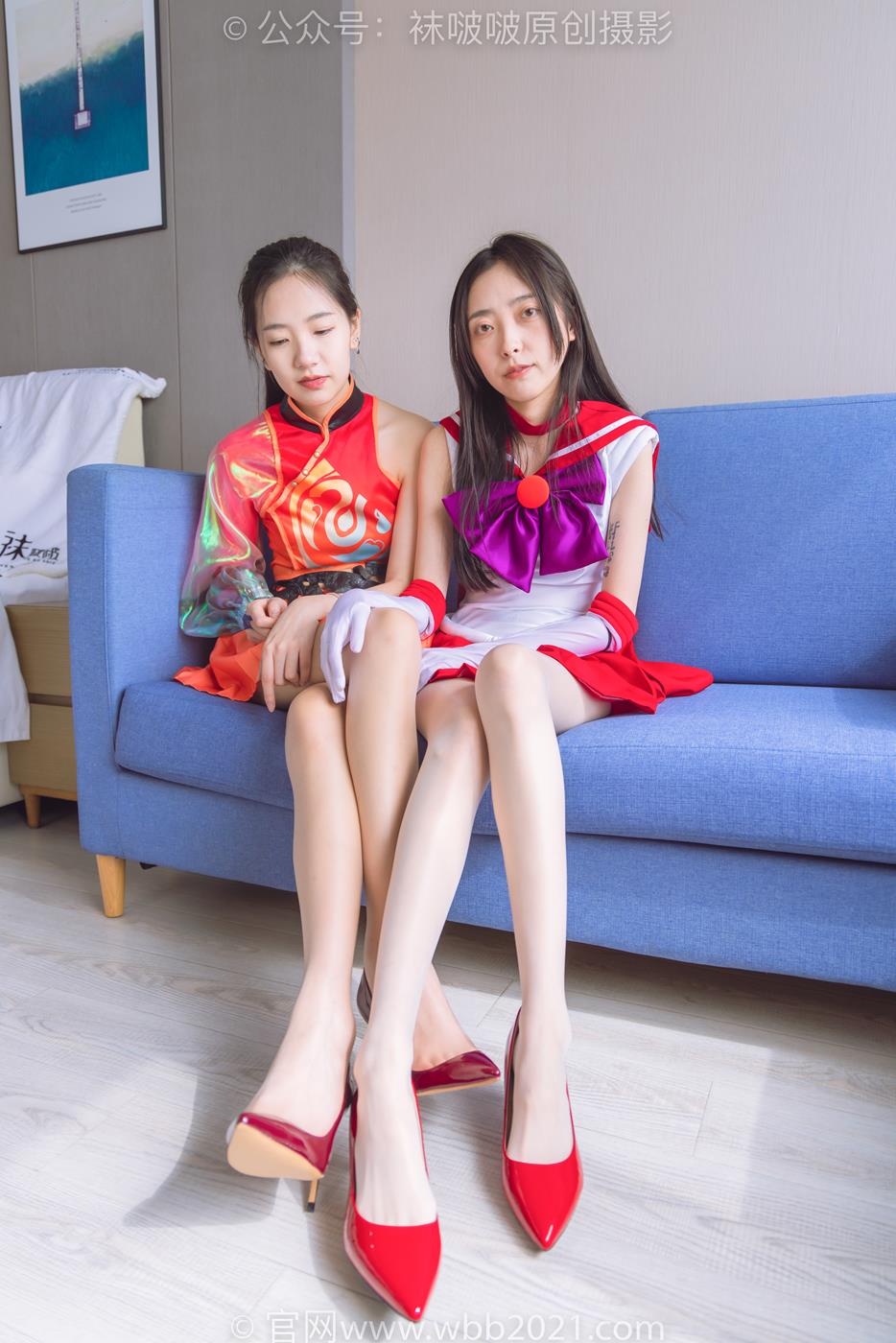 图片[30]-[BoBoSocks袜啵啵]NO.263 小甜豆稚予-两双高跟鞋、油亮肉丝、油亮白丝[140P] – 速更版-美库
