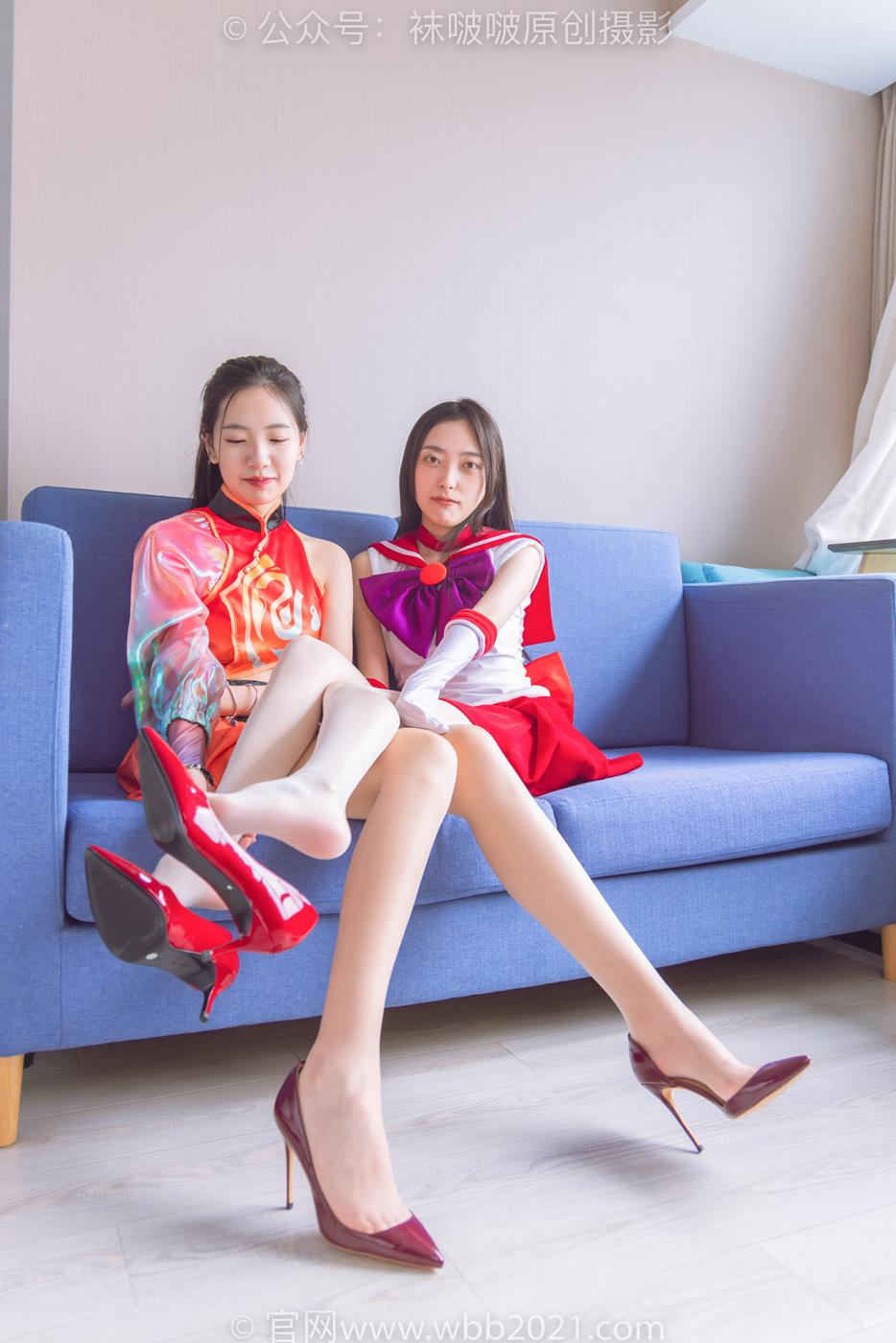 图片[41]-[BoBoSocks袜啵啵]NO.263 小甜豆稚予-两双高跟鞋、油亮肉丝、油亮白丝[140P] – 速更版-美库