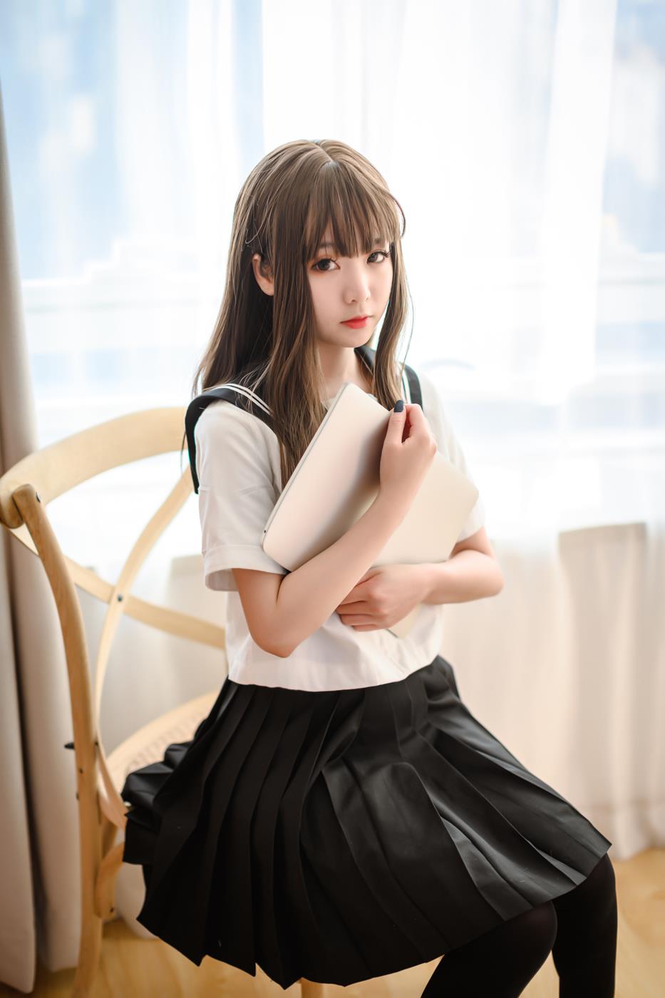 图片[10]-萌妹是青水 – JK制服[12P] – 速更版-美库