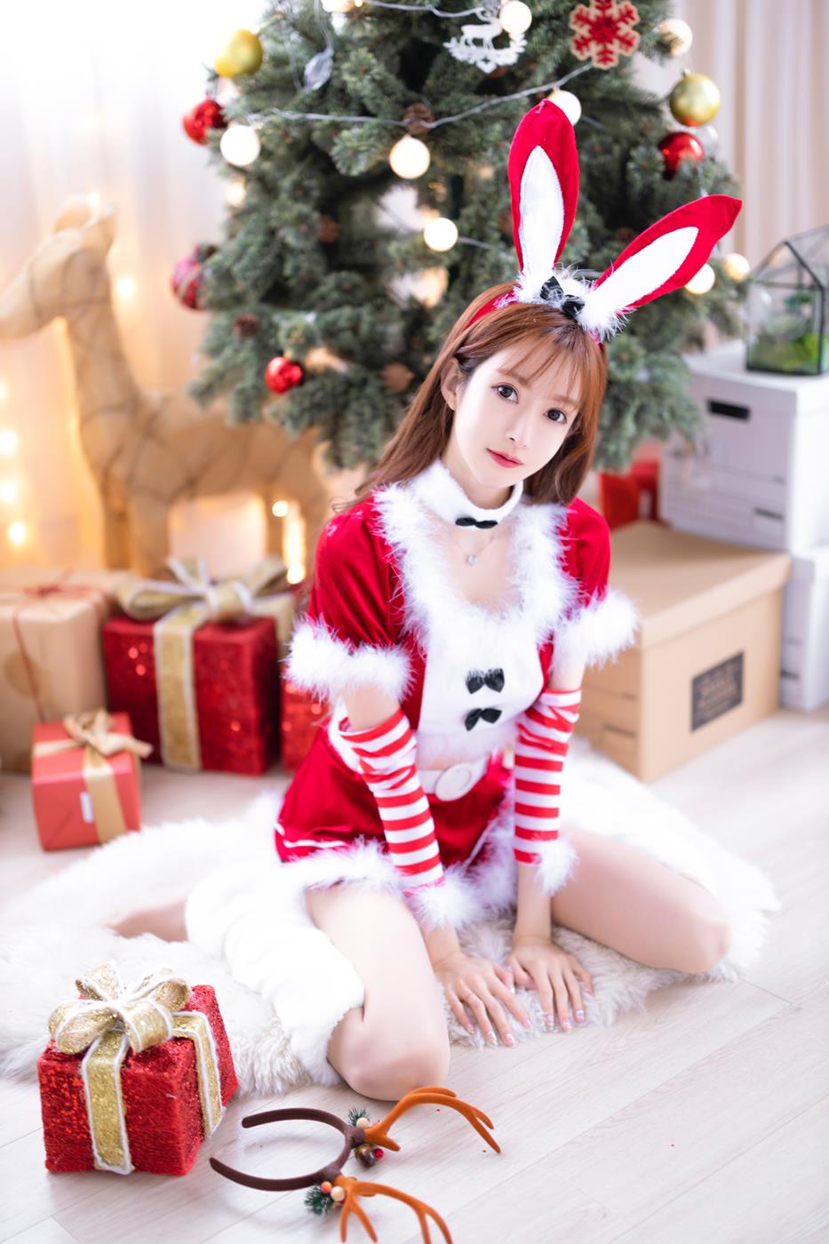 图片[15]-网紅Coser@王羽杉 圣诞特辑[38P] – 速更版-美库