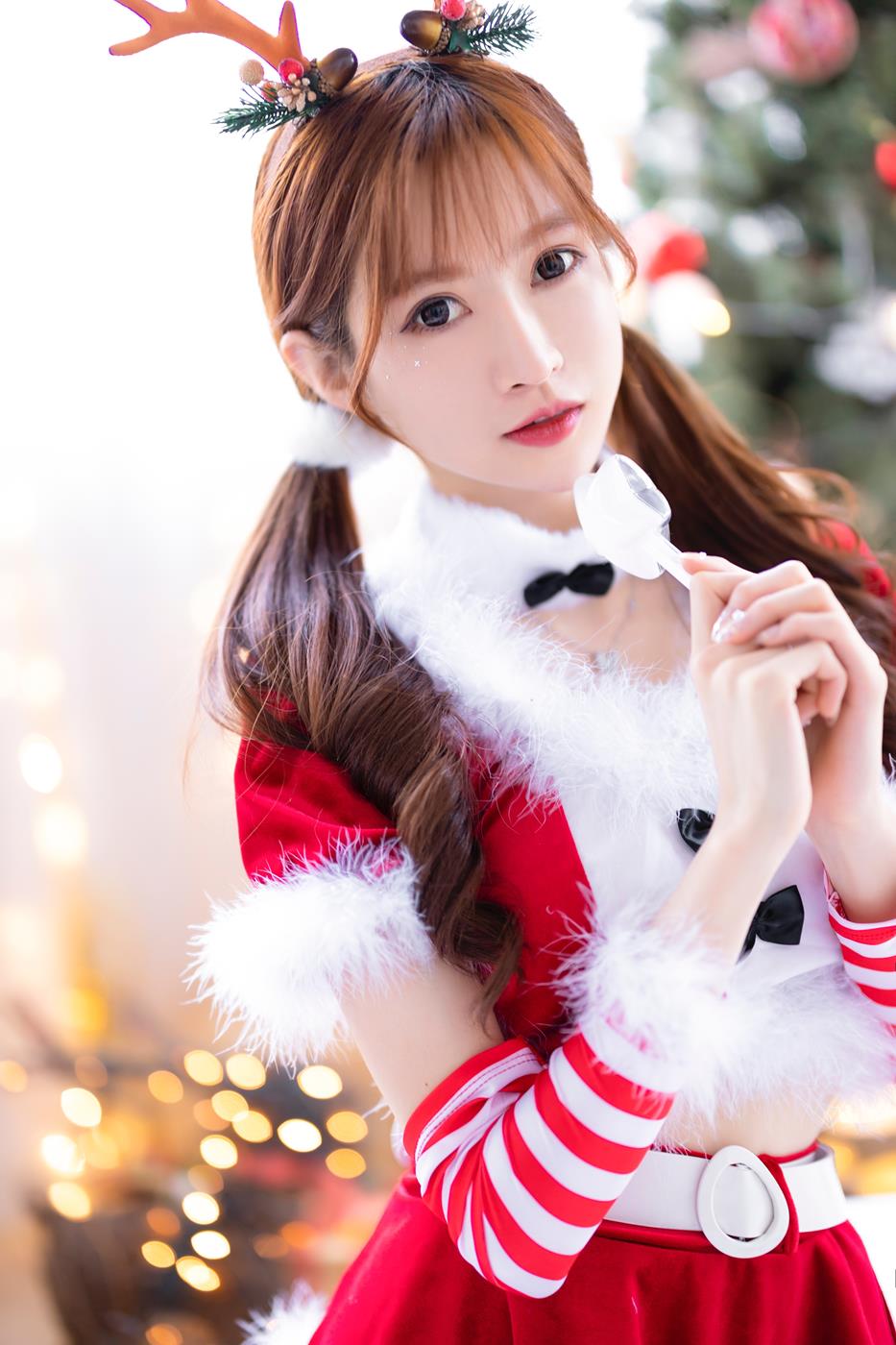 图片[28]-网紅Coser@王羽杉 圣诞特辑[38P] – 速更版-美库