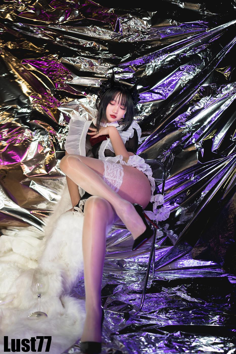 图片[16]-人气Coser@柒柒要乖哦 女仆の惩戒课 [33P] – 速更版-美库