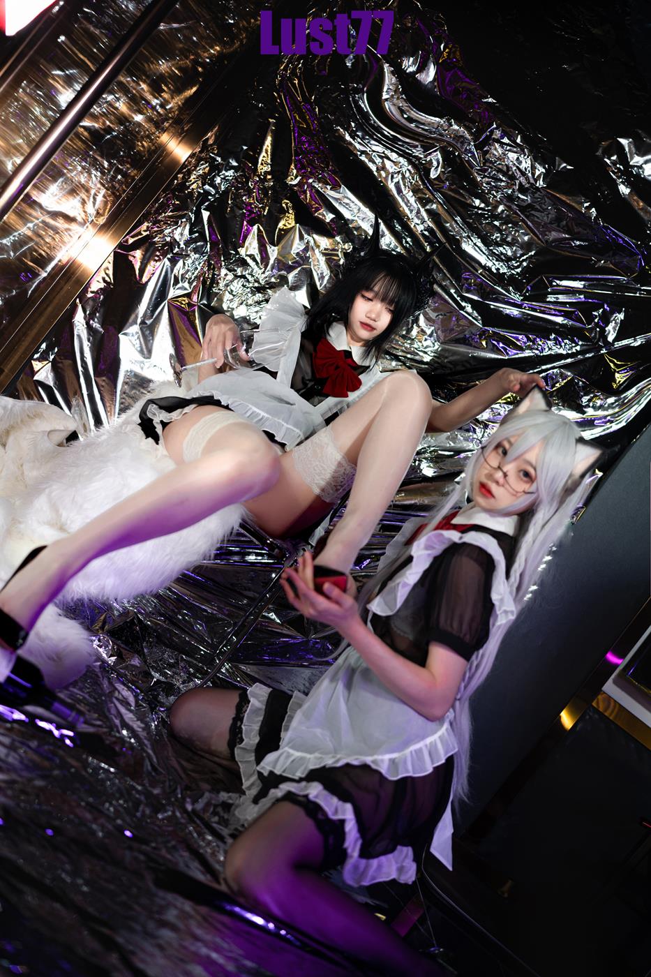 图片[22]-人气Coser@柒柒要乖哦 女仆の惩戒课 [33P] – 速更版-美库