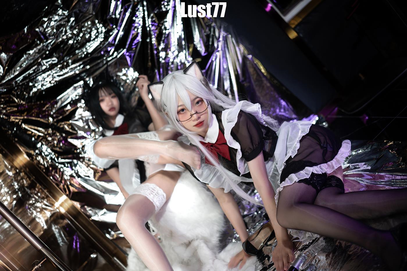 图片[23]-人气Coser@柒柒要乖哦 女仆の惩戒课 [33P] – 速更版-美库