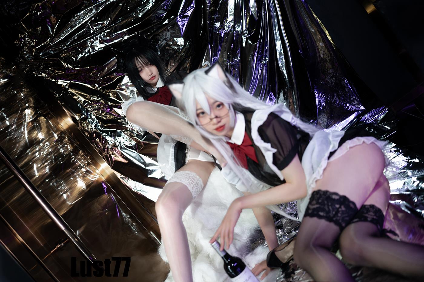 图片[24]-人气Coser@柒柒要乖哦 女仆の惩戒课 [33P] – 速更版-美库