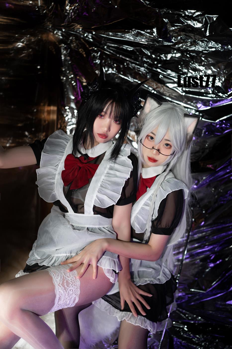 图片[30]-人气Coser@柒柒要乖哦 女仆の惩戒课 [33P] – 速更版-美库