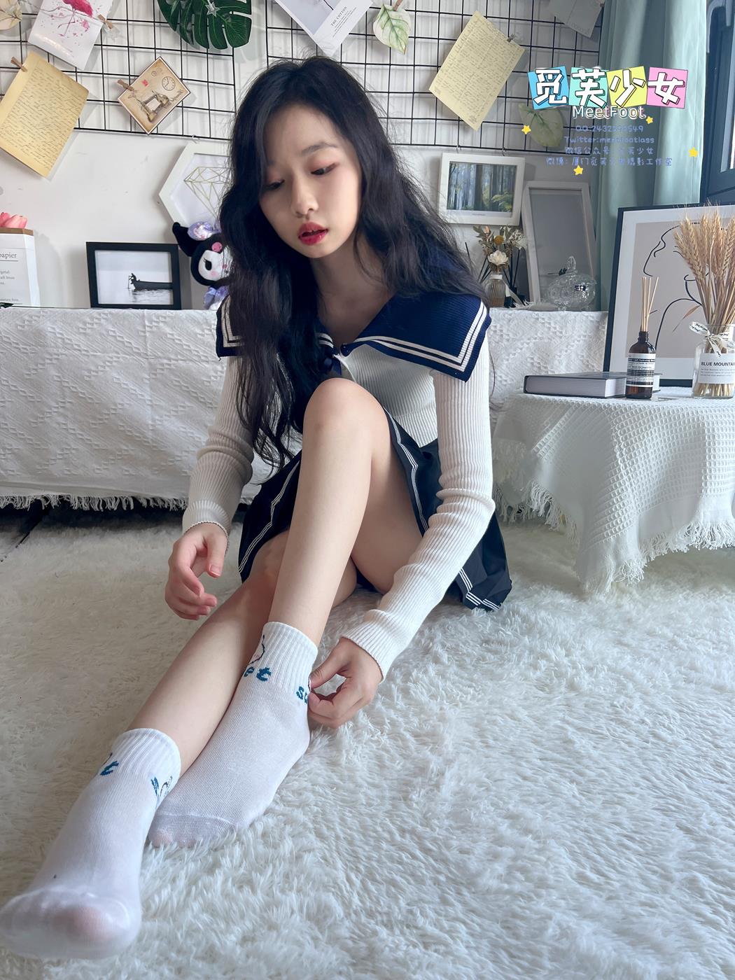 图片[23]-[觅芙少女]NO.018 JK短裙美少女-1 [105P] – 速更版-美库