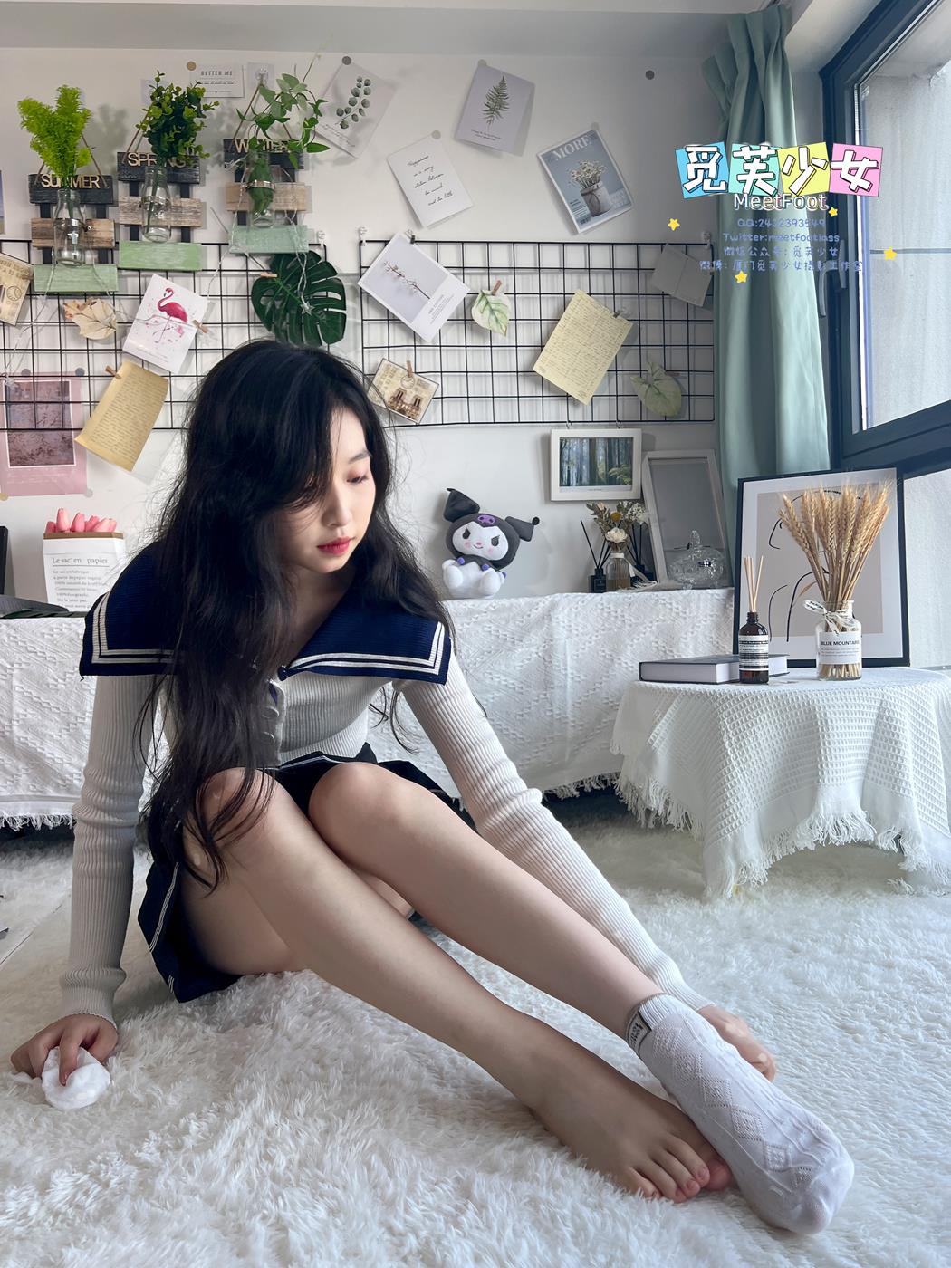 图片[49]-[觅芙少女]NO.018 JK短裙美少女-1 [105P] – 速更版-美库