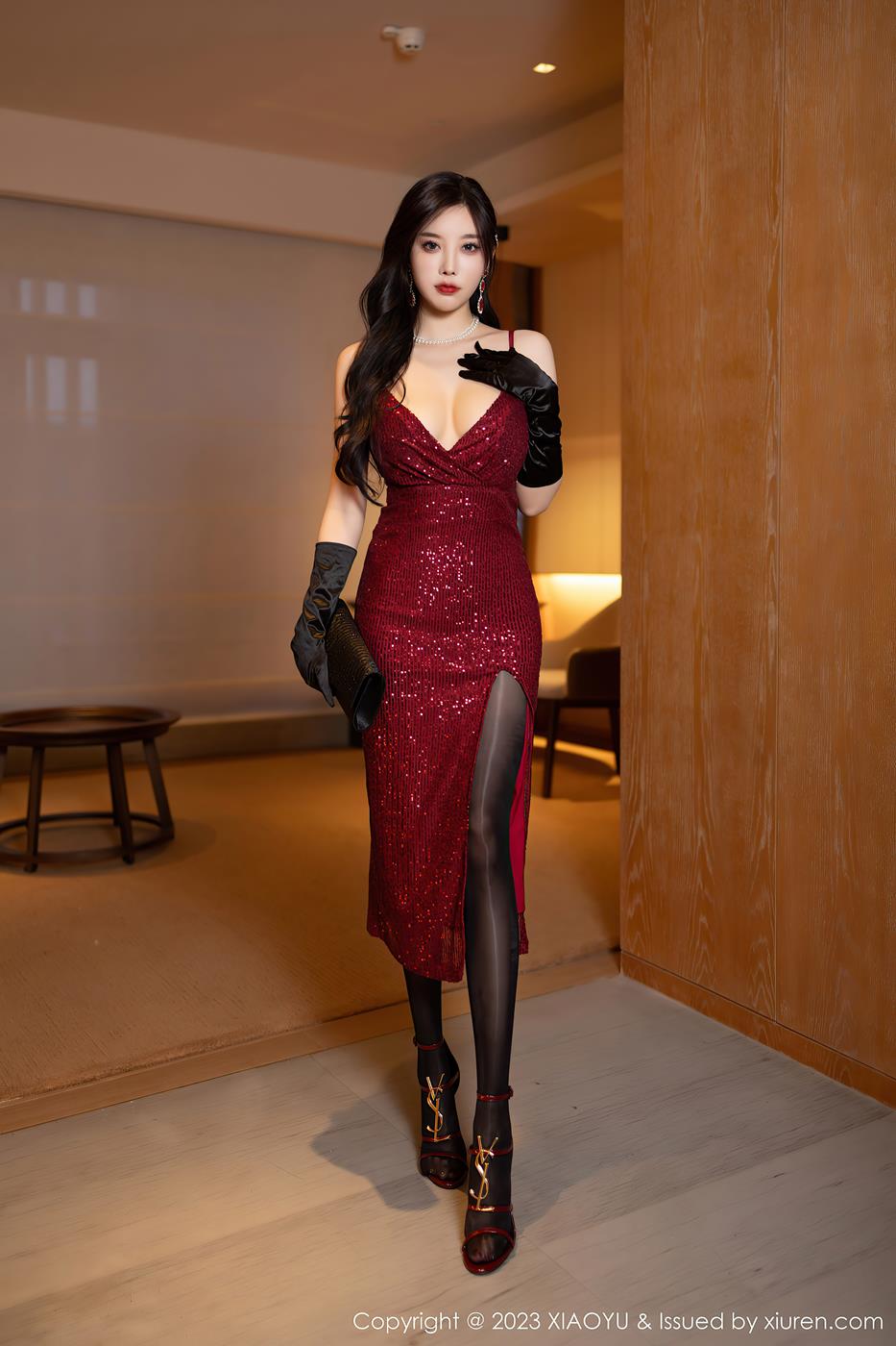 图片[28]-[XIAOYU语画界] 2023.08.04 VOL.1085 杨晨晨Yome 礼裙黑丝[36P] – 速更版-美库