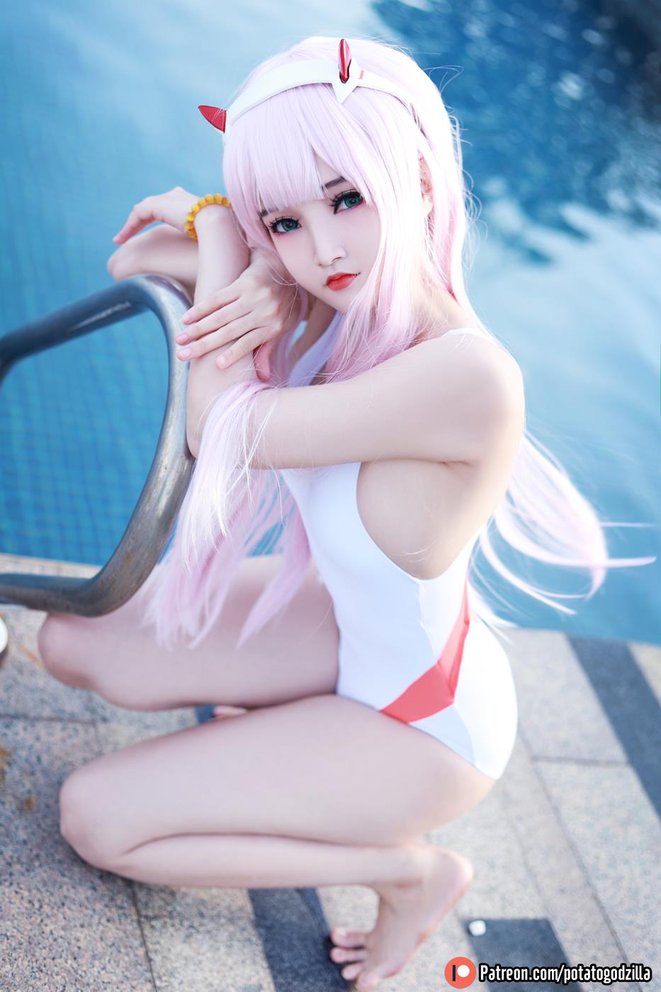 图片[10]-Potato Godzilla – Zero Two Swimsuit[27P] – 速更版-美库