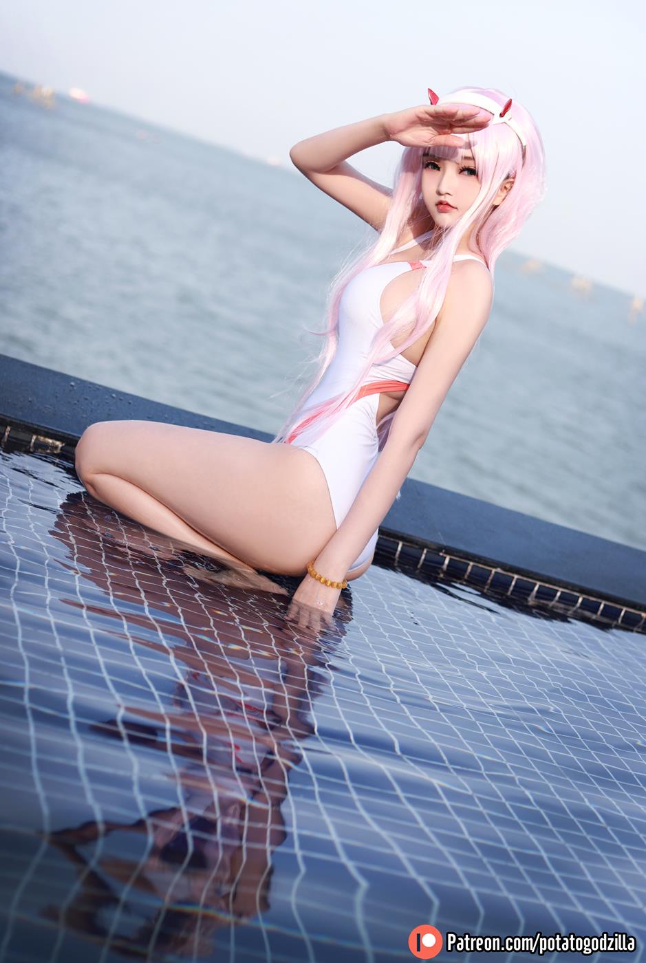 图片[13]-Potato Godzilla – Zero Two Swimsuit[27P] – 速更版-美库