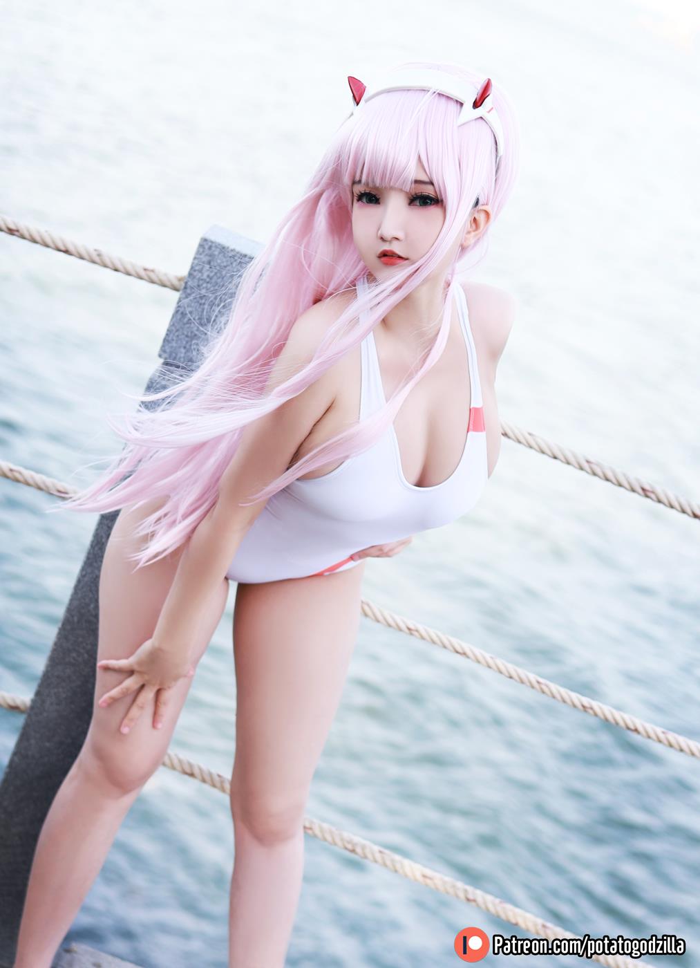 图片[18]-Potato Godzilla – Zero Two Swimsuit[27P] – 速更版-美库