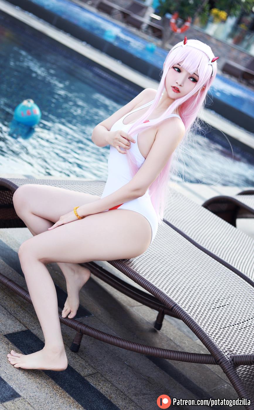图片[20]-Potato Godzilla – Zero Two Swimsuit[27P] – 速更版-美库