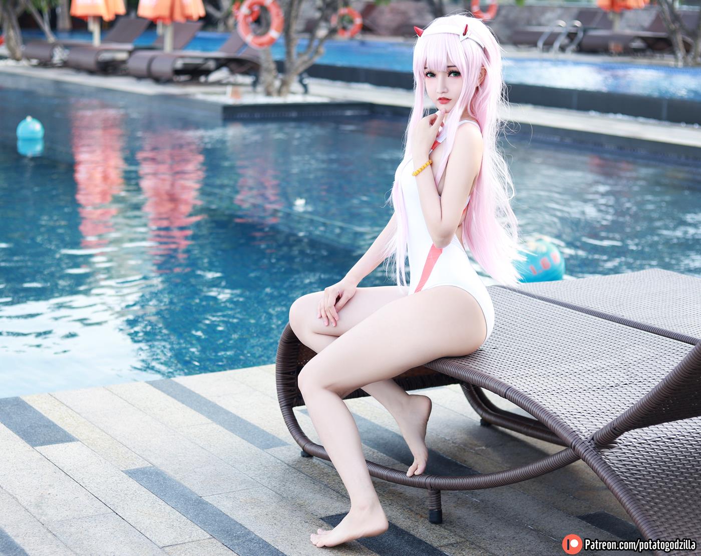 图片[22]-Potato Godzilla – Zero Two Swimsuit[27P] – 速更版-美库
